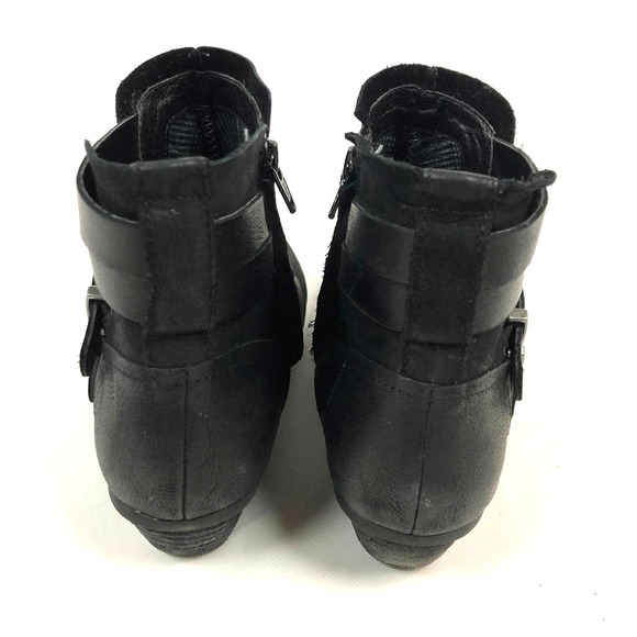 Abeo Nadia Leather Ankle Booties Black, Sz 7 - Picture 5 of 10